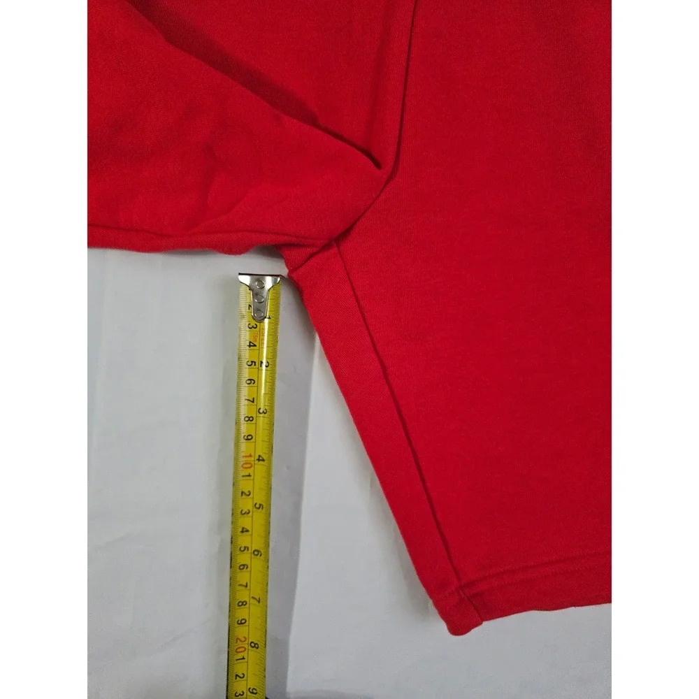 Adidas Originals Boys Red Trefoil Circle Logo Sweat Shorts Size L 13-14Y